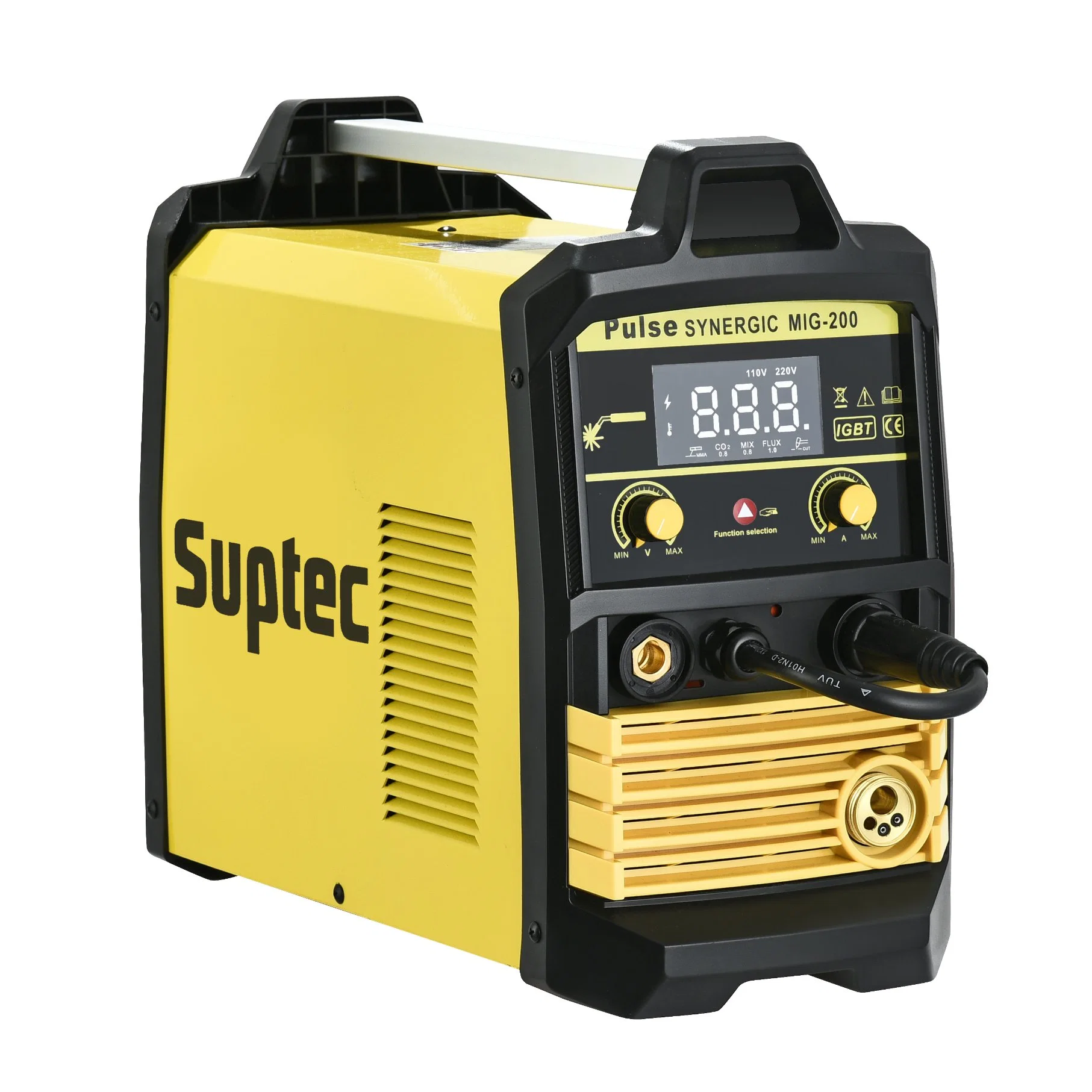 Suptec Synergic Welding Machine Single Phase Gasless 5kgs MIG Welding Machine for Aluminum Welding Equipment