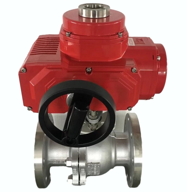 API/DIN 2PC Flange Carbon Steel High-Quality Electric Stainless Steel Ball Valve Q941f-16p DN150