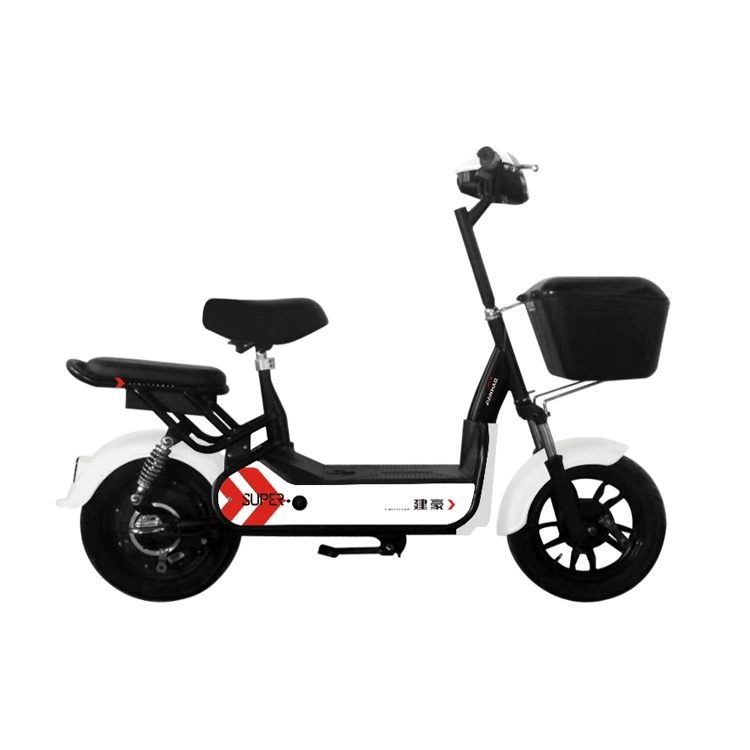 Almacén de Alemania Vimode Coc de tamaño mini de la cruz de dos ruedas de 12 pulgadas 400W E moto Scooter motocicleta con tronco