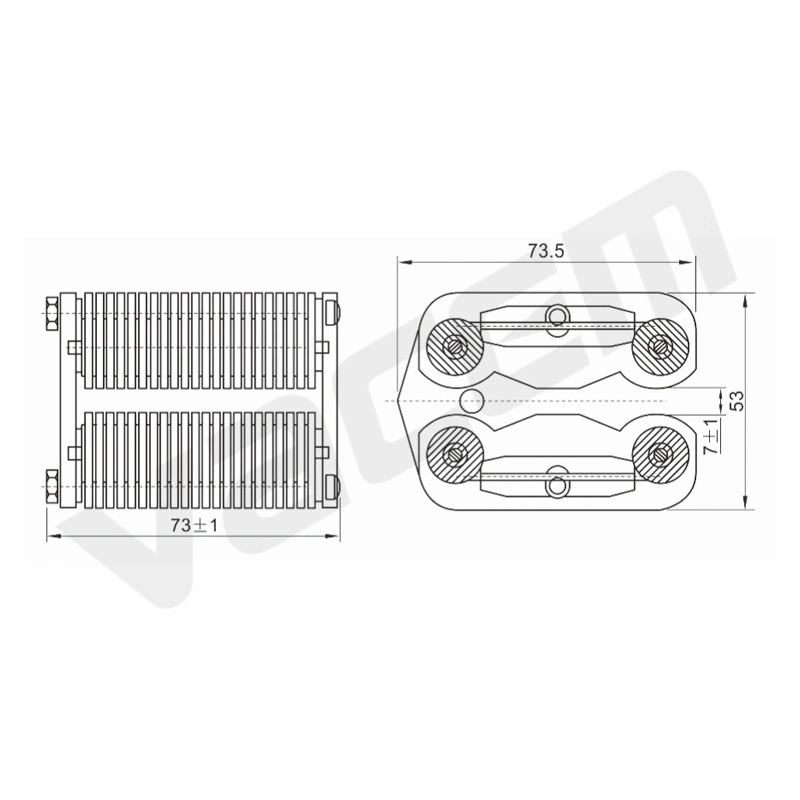 12kv Pressure-Spring Type Flat Contact (44PCS 10mm) for Vcb