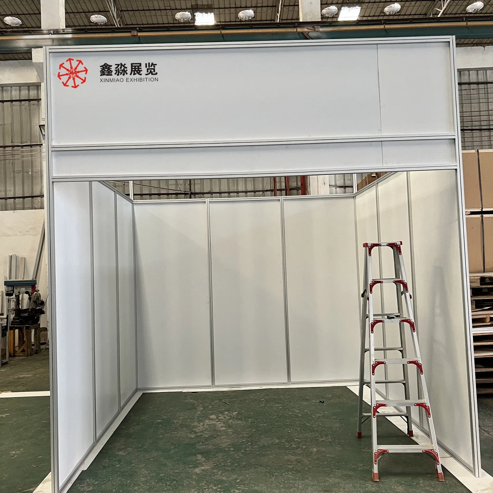 Exhibition Fair Display Stand Booth Sets Aluminum Profile Shell Scheme Booth