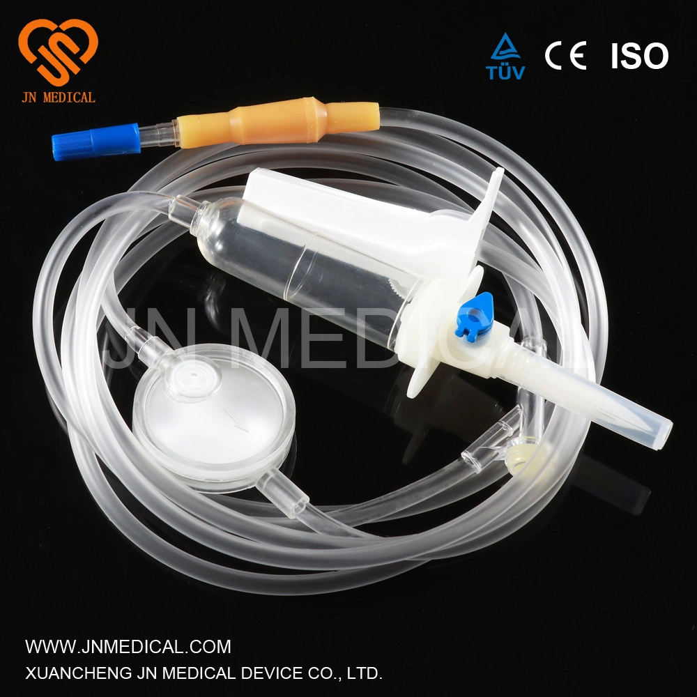 CE ISO Medical Instrument Hospital Disposable IV Infusion Set with Syringe Needle Y Site