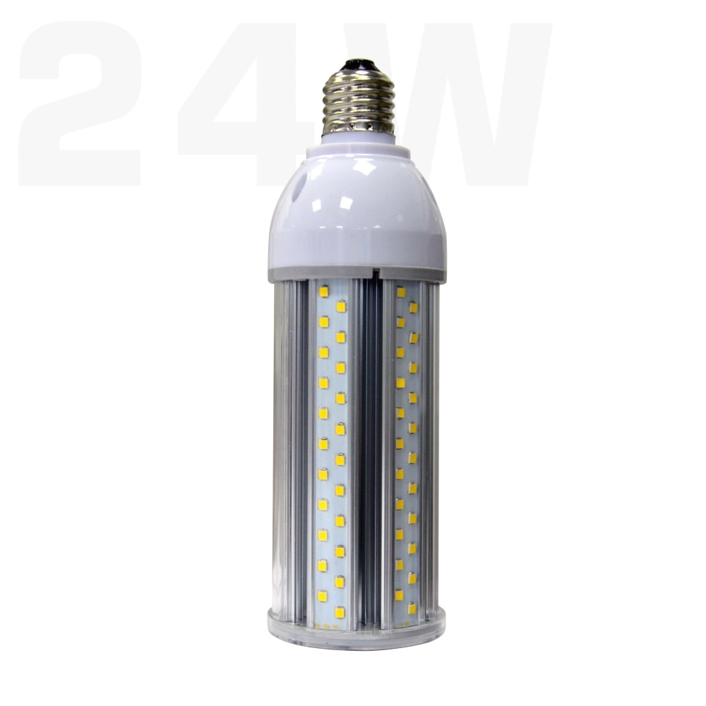 LED High Power Garden Street Bollard Lاللمبة E27 E40 24 واط مصباح LED للالذرة