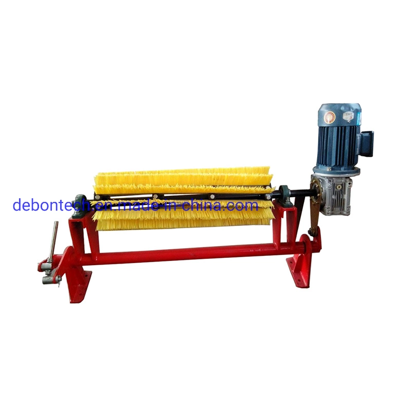 Electric Rotary Conveyor Brush Cleaner for Patterned Belts