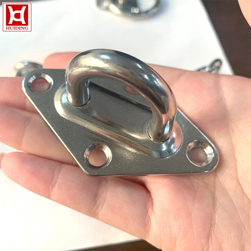 Marine Boat Hardware Stainless Steel Ring Pad Lashing Hook