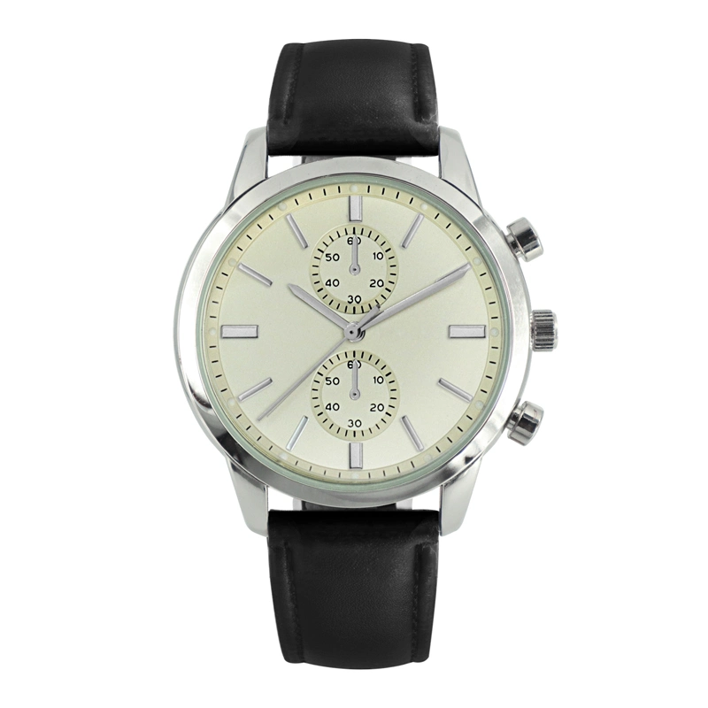 Waterproof Sport Men Fashion Leather Quartz Wrist Watch Customized Men&prime; S Watch