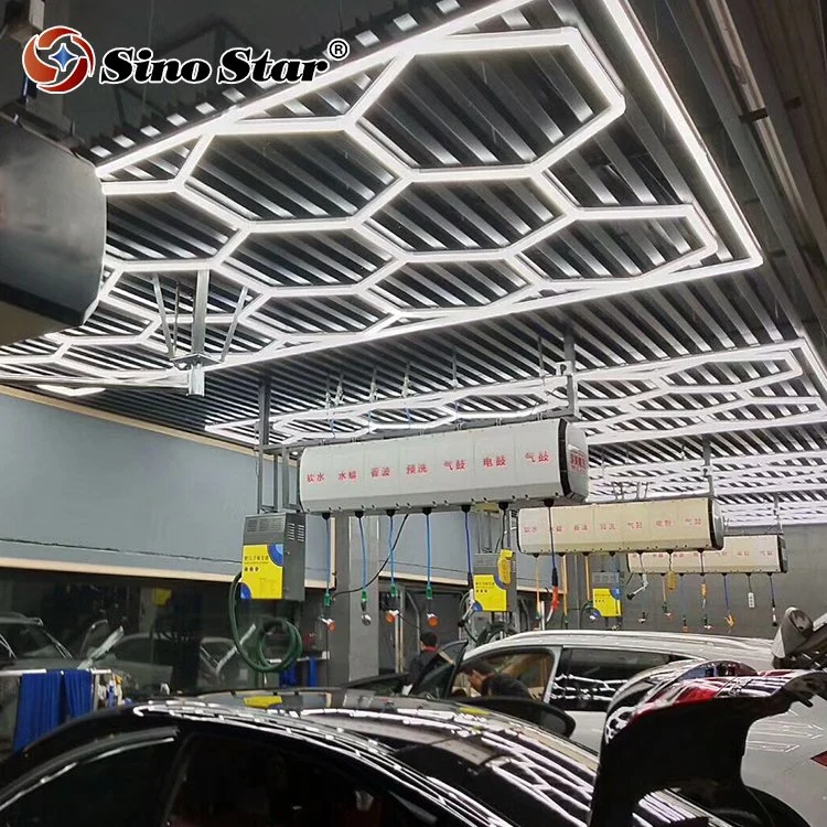 Vente usine Auto Wash Shop Export vers Corée du Sud Hex Tube LED