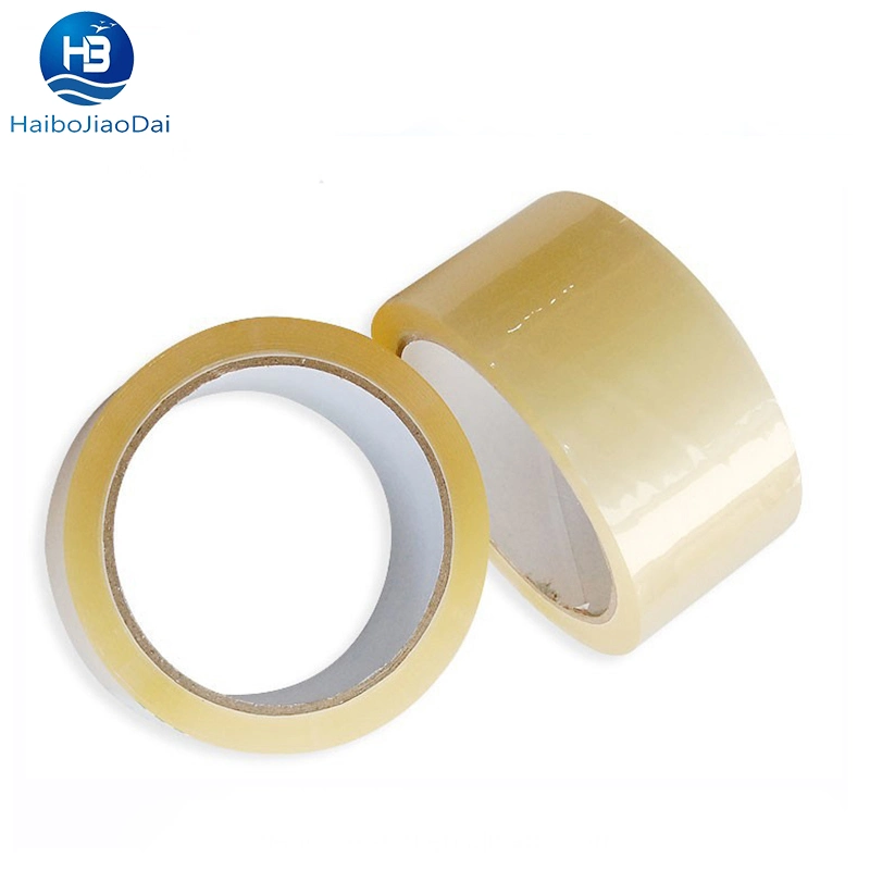 Polyester Box Sealing Tape with Synthetic Rubber Resin Self Adhesive Clear Packaging Tape