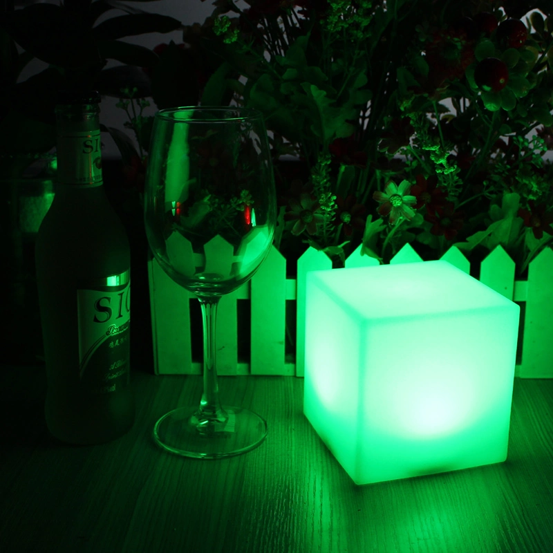 RGB LED Decorative Lights Cube Design Bed Room Furniture Home Decorative Lights Bedroom Set