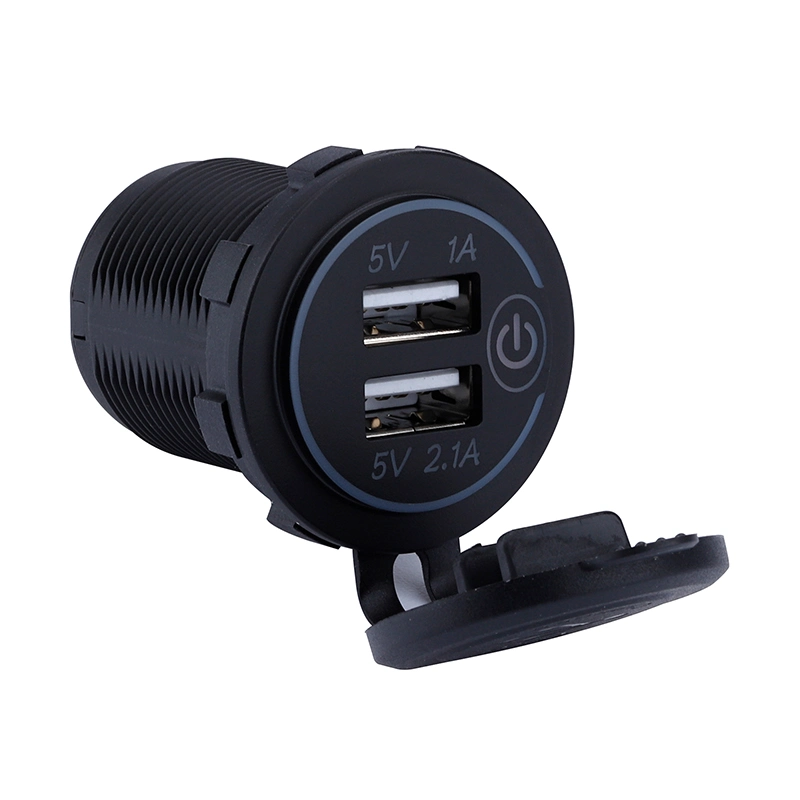 in Stock Quick Charge Wholesale/Supplier New Electric Universal 3.1A Fast Touching Car Phone Charger Dual USB