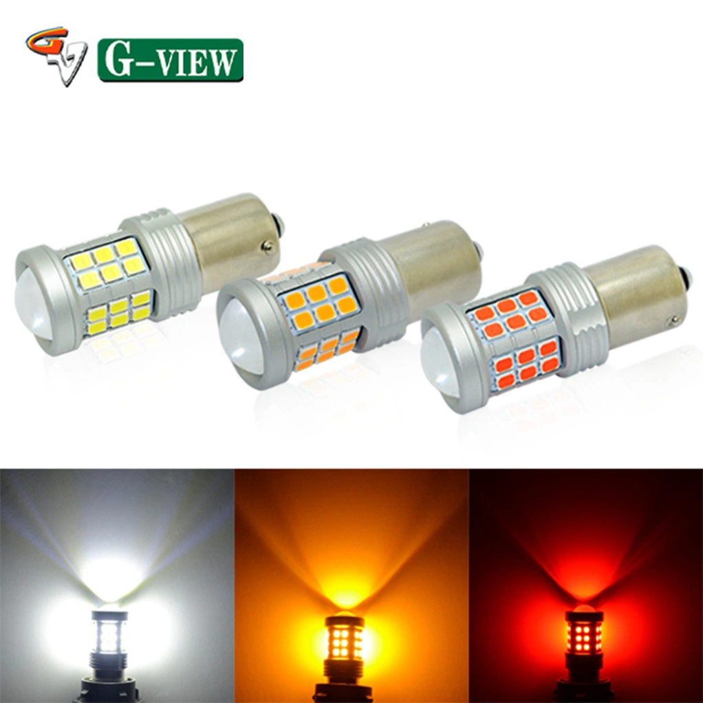 Gview V36 1156/1157/3156/3157/7440/7443/BA15S/P21W/BAU15S feu de route à LED 12-18V clignotant de voiture éclairage 36smd 2835