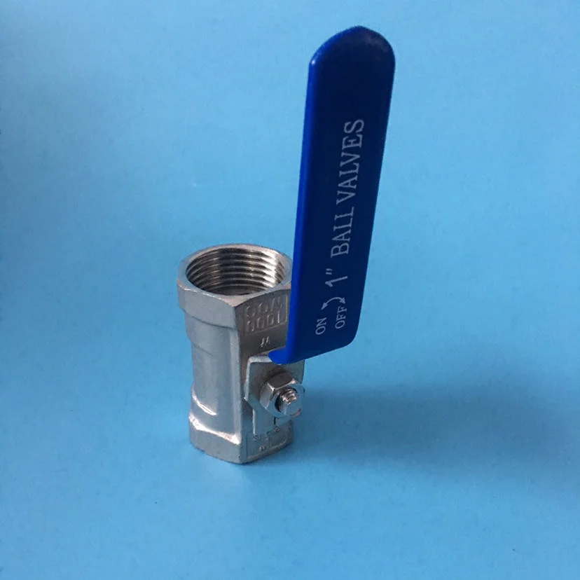 Custom Logo 1/2" SS304 High Pressure 1PC Ball Valve