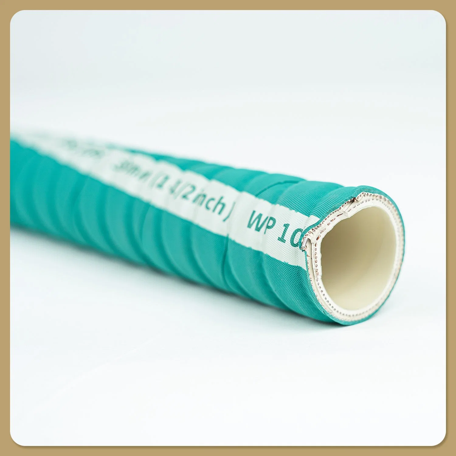 Flexible Upe Potable Water Hose: 3/4"-4", Green EPDM Cover, 10 Bar