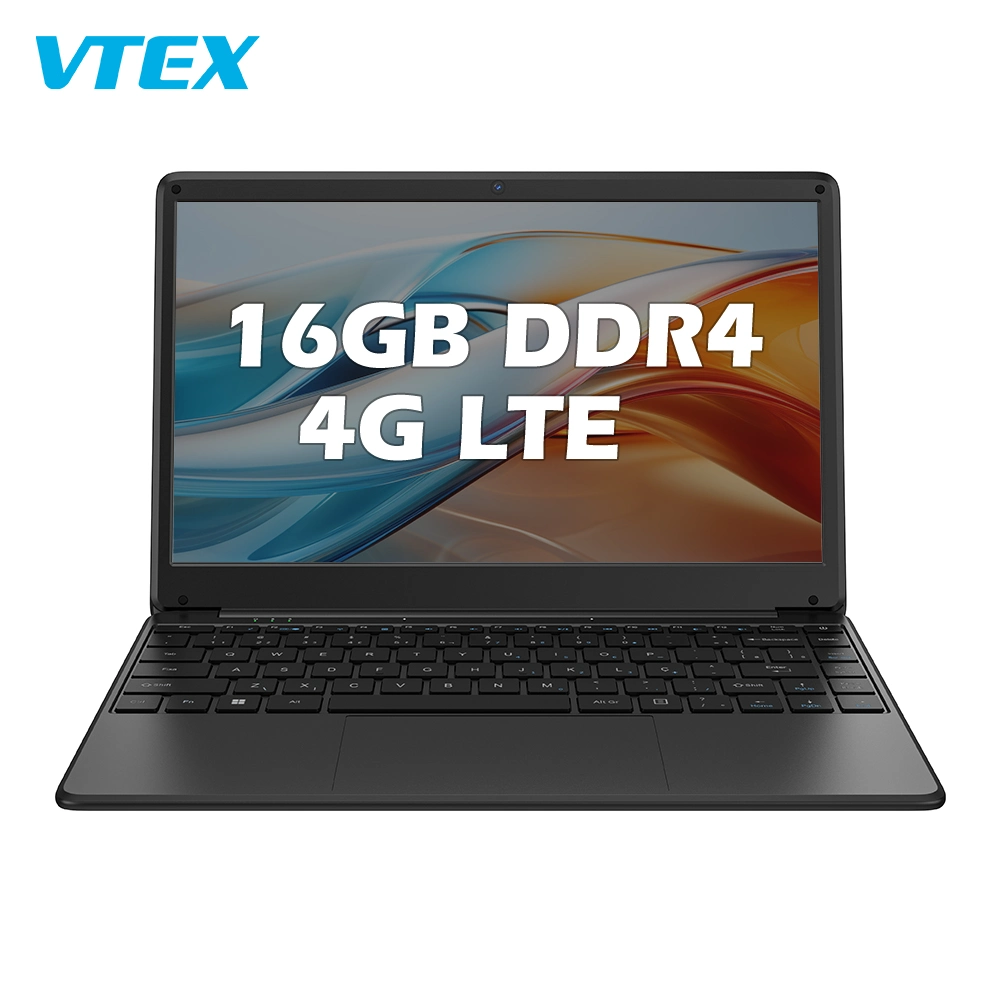 14,1'' portátil gana Linux OS 4G LTE NETBOOK Computadoras baratas PC portátil