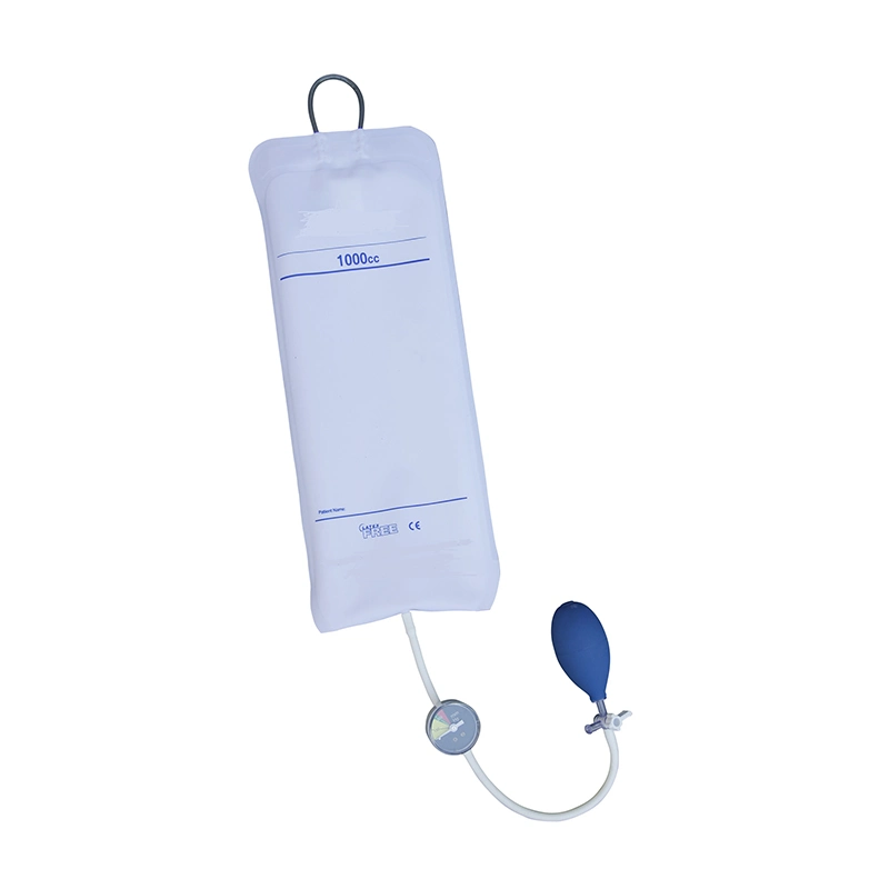 Medical Disposable Pressure Infusion Bag with Pump or Gauge