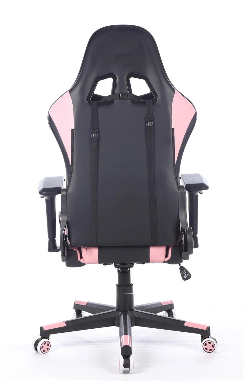 Chaise de bureau en vente chaude Chaise rose réglable pour la maison Chaise de loisirs ergonomique Chaise de jeu.