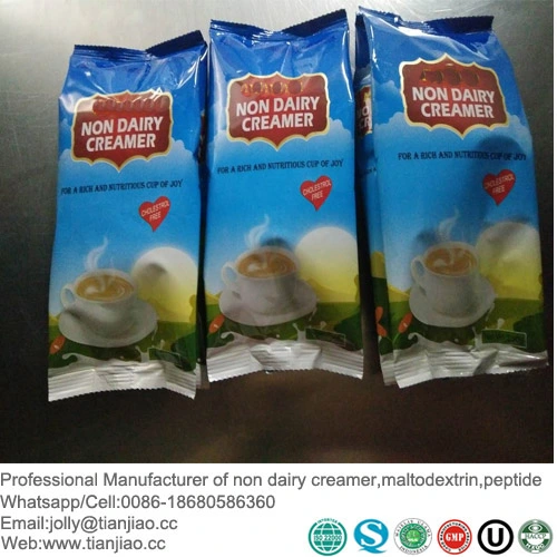 250 g de Bolsita no Creamer lácteos Leche Powerder seco o con el aceite vegetal para el mercado de África