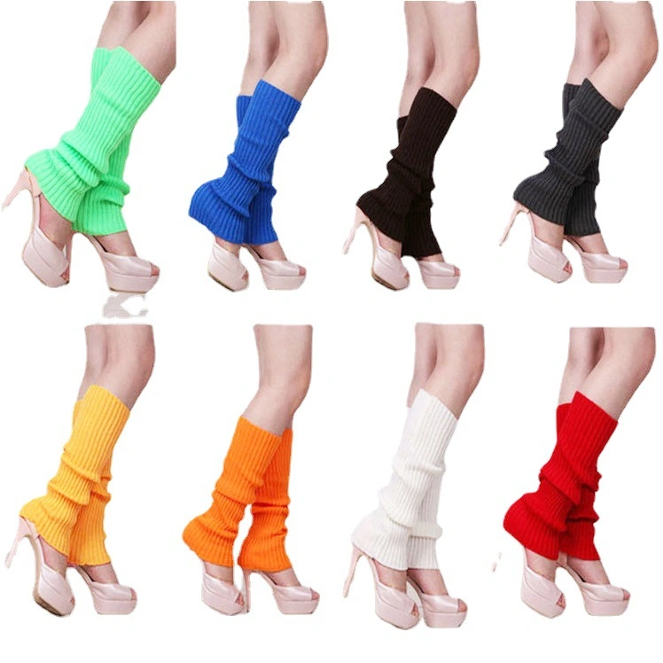 As meias atacado Winter Warm Woolen são fabricadas para mulher leggings para adultos empilhadas Calçado tricotado