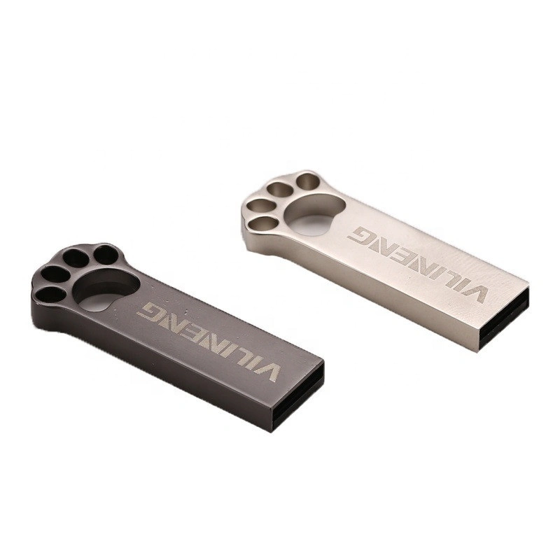 Lindo gato Claw USB 3,0 Flash Drive Pendrive 32GB 16GB Memoria USB Stick Metal Flash Disk