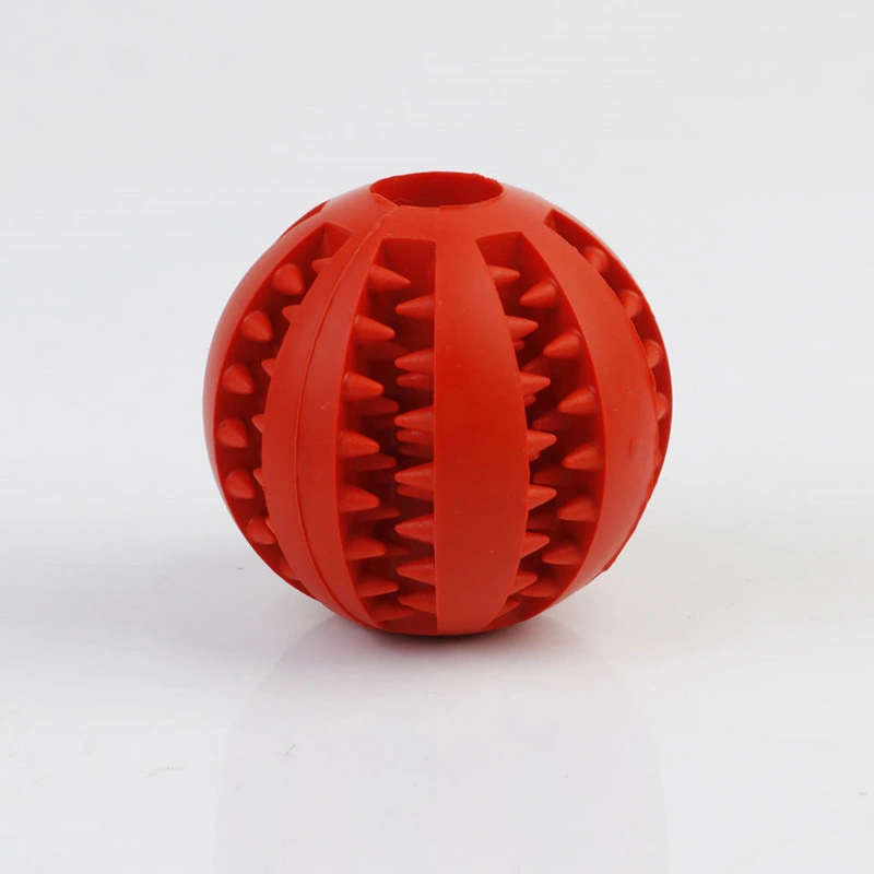 Supplier Free Sample Rubber Bite Interactive Pet Ball Chew Dog Toy