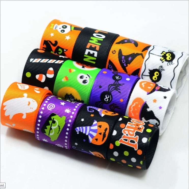 Personalized Custom Logo Heat Transfer Polyester Halloween Party Lanyards with Card Holder (YB-L-25)