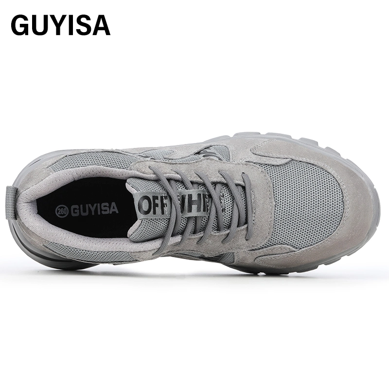 Guyisa Men's Safety Shoes Outdoor Work European Standard Steel Toe Safety Shoes