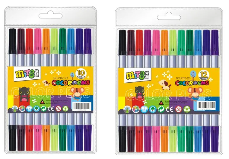 Double Tip Water Color Pen for School Stationery Supply