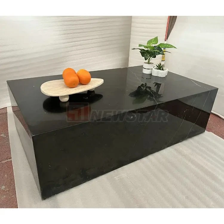 Modern Home Furniture Center Table Living Room Sofa Coffee Table Rectangle Marble Coffee Table