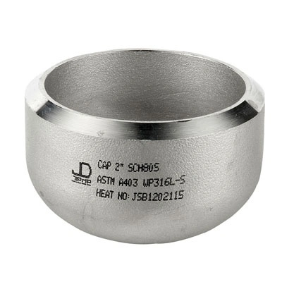 316L/321 Seamless Stainless Steel Pipe Fitting Cap