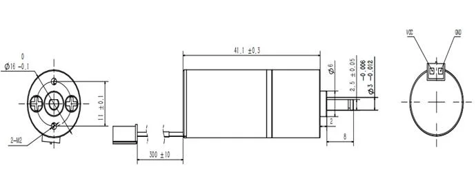 43mm couple plus élevé et de haute performance moteur BLDC