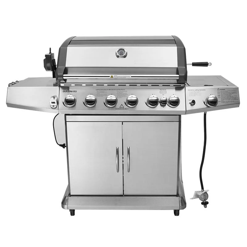 Gas BBQ Grill Heavy Duty Stainless Steel 304