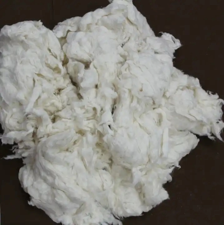 White Cotton Waste in Textile Waste Recycle