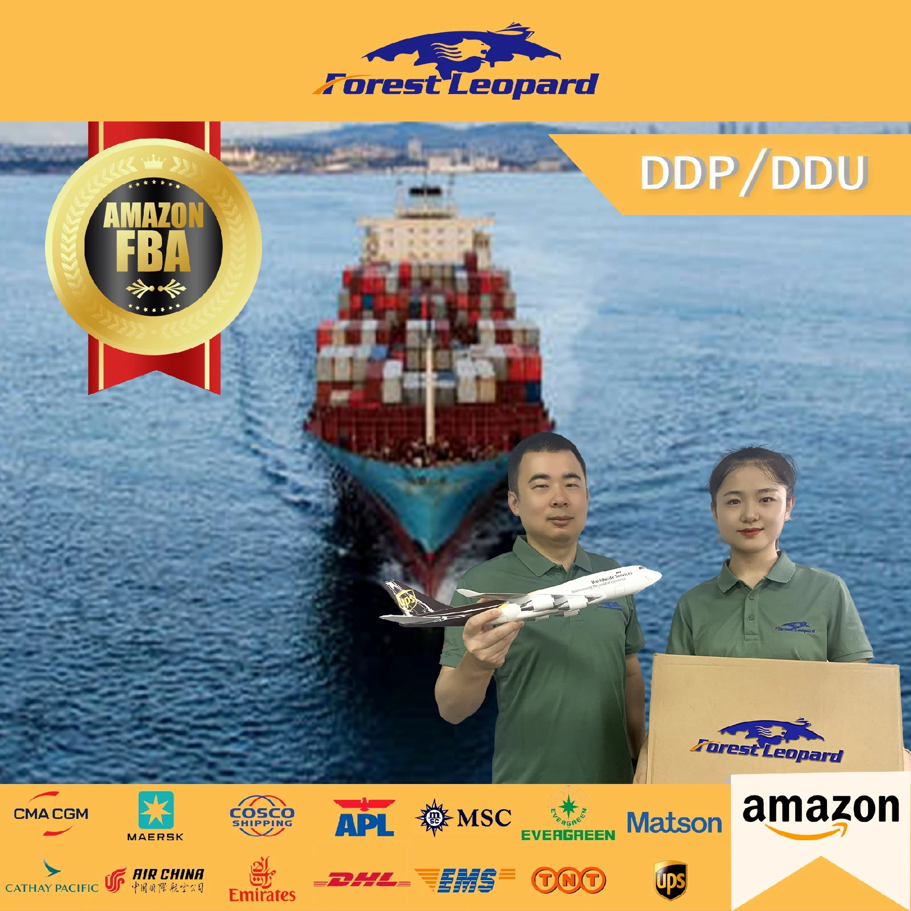 Cheapest Logistics Door to Door Freight Forwarder in Yiwu Fba DDP Air Freight to Australia Canada USA De UK