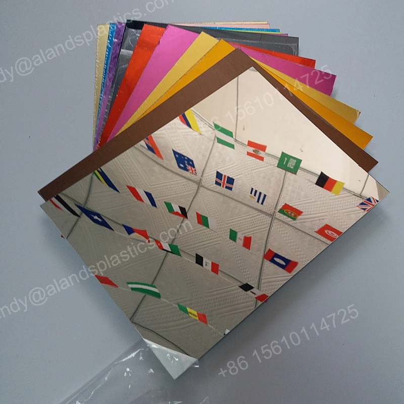 Wholesale/Supplier Acrylic Mirror 1220*2440mm Colour Mirror Acrylic Plexiglass 2mm Acrylic Mirror Sheet