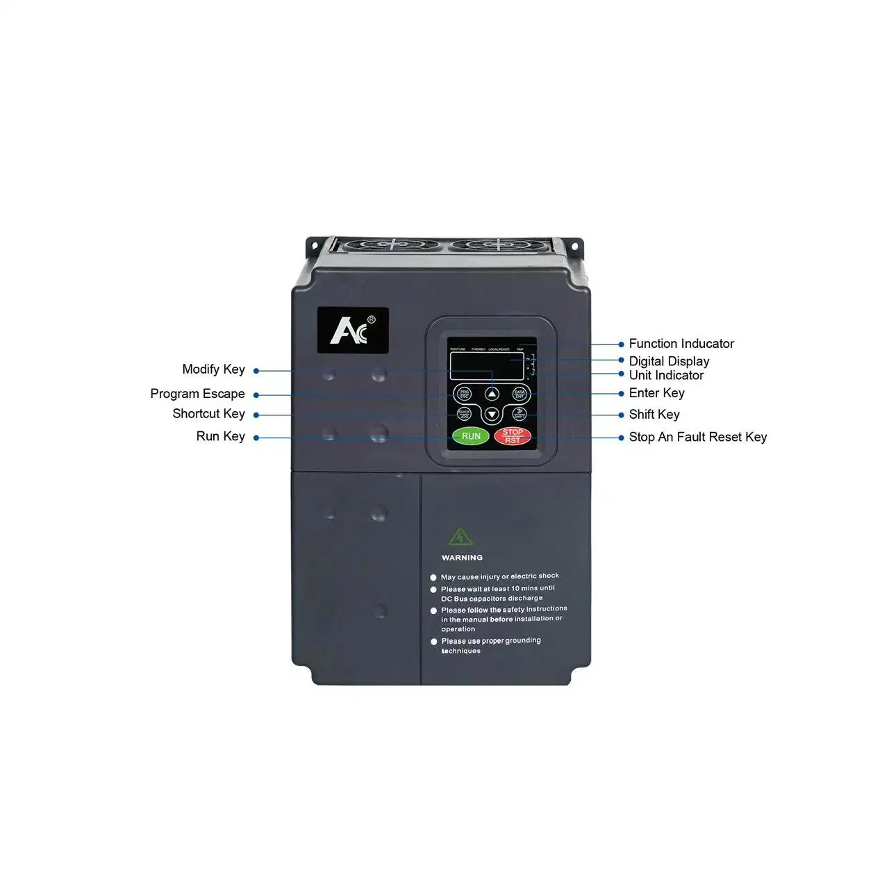 3 Phase 380V 22kw Solar Big Power Supply Variable Frequency Drive (VFD)