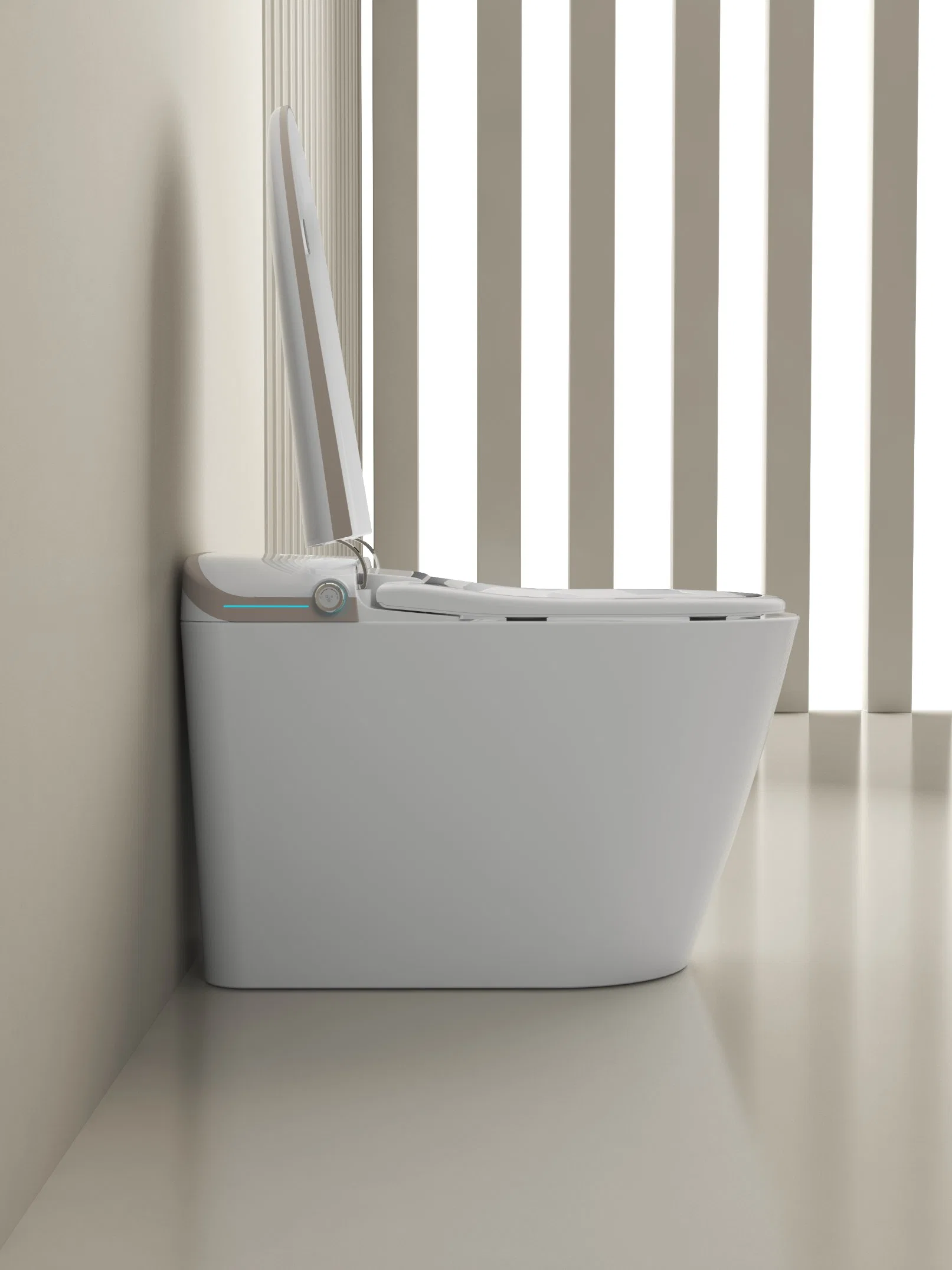 Siège chauffant intelligent pour toilettes chasse d'eau automatique