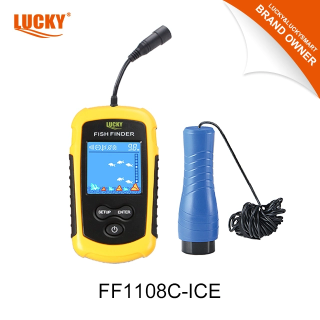 Lucky рабочей температуры сонар рыб Finder FF1108c-Ice