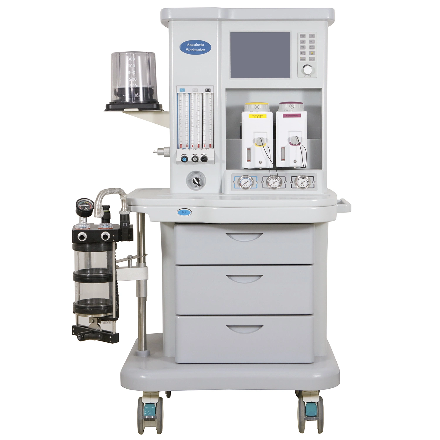 Adult Anesthesia Machine with Isoflurane Vaporizer and Halothane Vaporizer