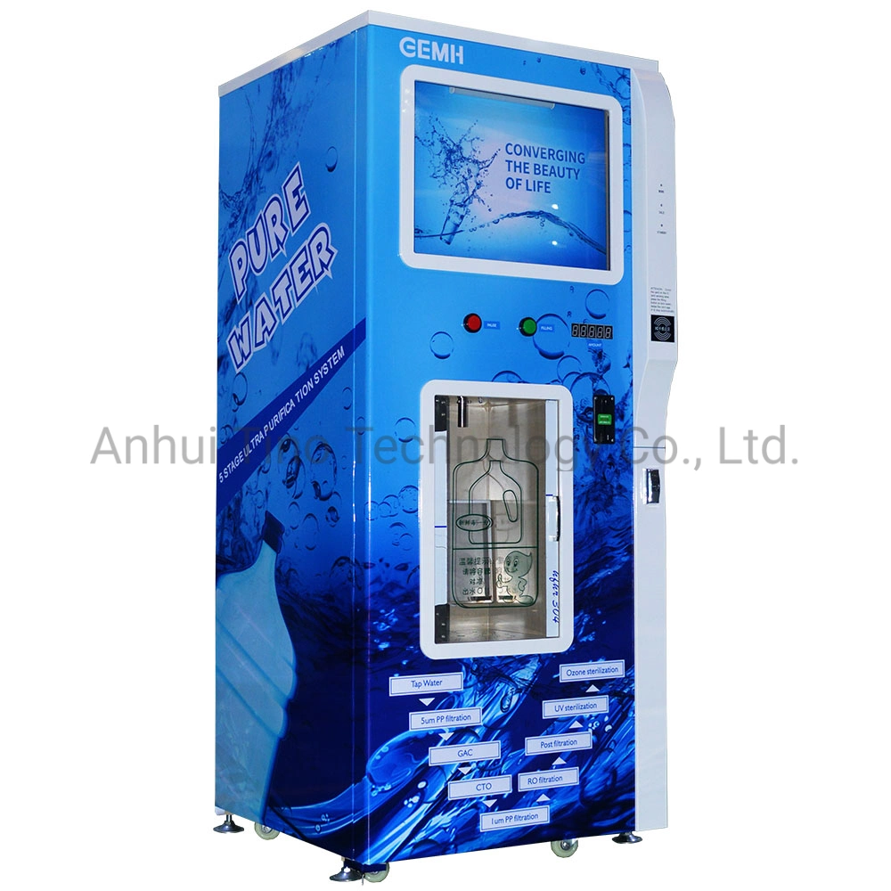 Reverse Osmosis System Self Cleaning Pure Fresh Mineral Water Vending Machine