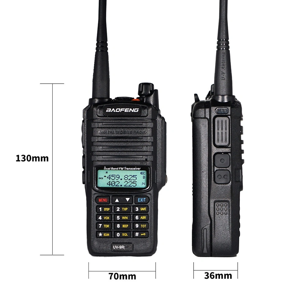 جولة بحرية مع محرك Baofeng بقوة 15 واط فوق البنفسجي-9r Plus VHF UHF مزدوج النطاق ومقاوم للماء تالكى هام راديو IP67 المحمول Talkie-ووكي UV 9r Plus Waki تاكي