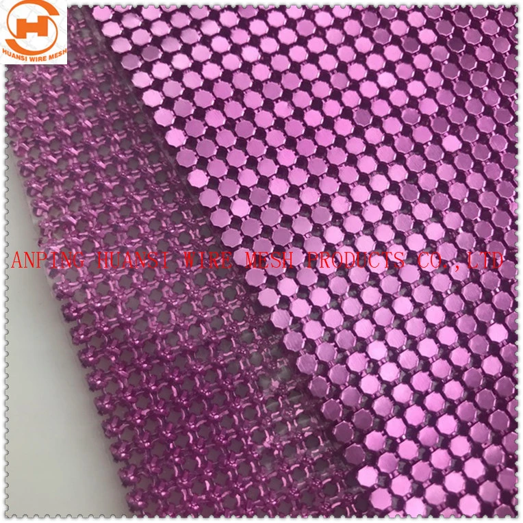 Fashionable Decorative 3mm Sequin Metal Cloth