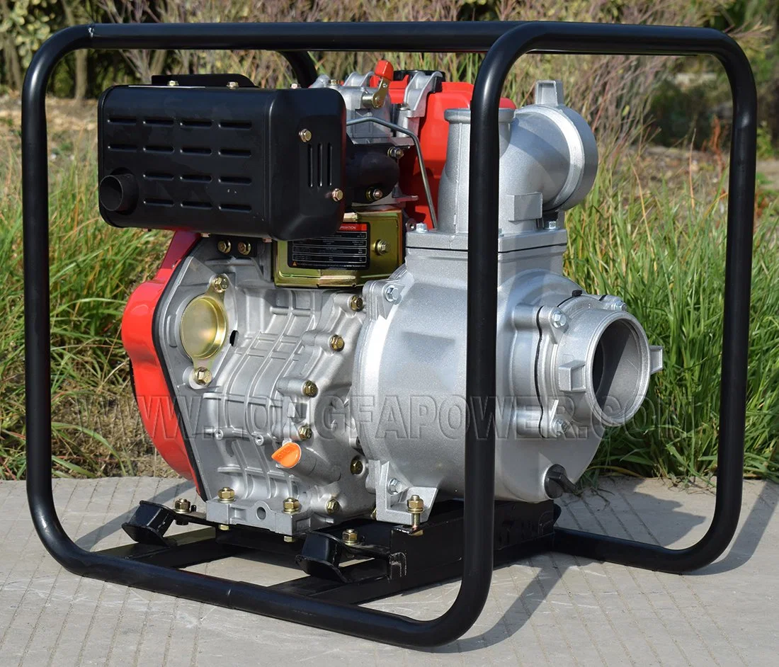 Kamakipor 2inch 2" 3inch 3" 4inch 4" 6inch 6" 170f 178f 186f 188f Air-Cooled Electric Start Diesel Engine Water Pump Agricultural Irrigation Pump