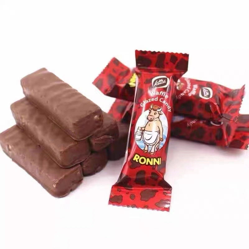 Venda chocolate quente e biscoitos 175g Wafer Morango Baunilha Bolachas e biscoitos