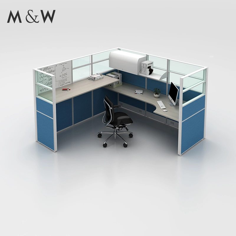 Divider Partition Desks Cubicle Desk Wood Table L Shape Workstation Office Furniture