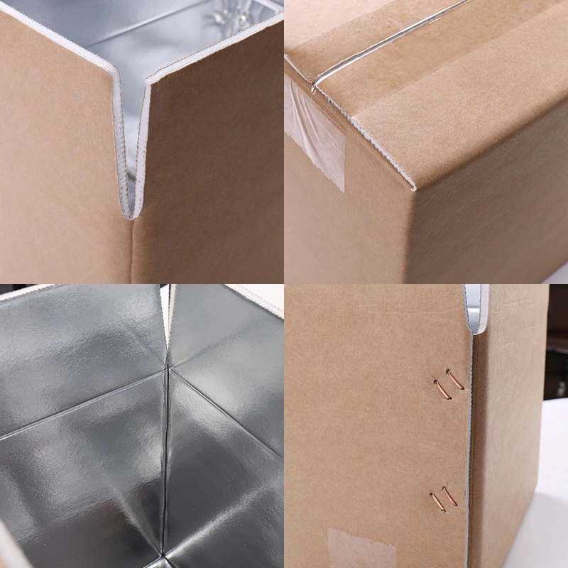 Custom Printing Foldable Kraft Paper Incubator Cardboard Transport Heat Insulated Carton Box