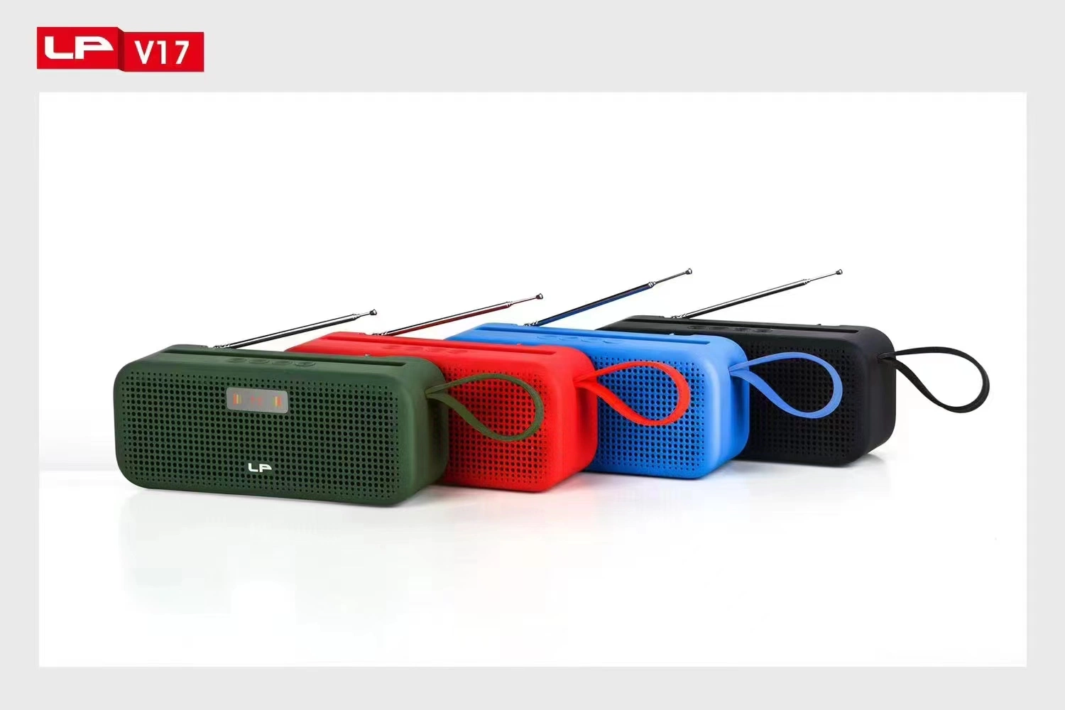 New Design Lp-V17 Wireless portable Speaker with FM and Screen Funtion Hotseling