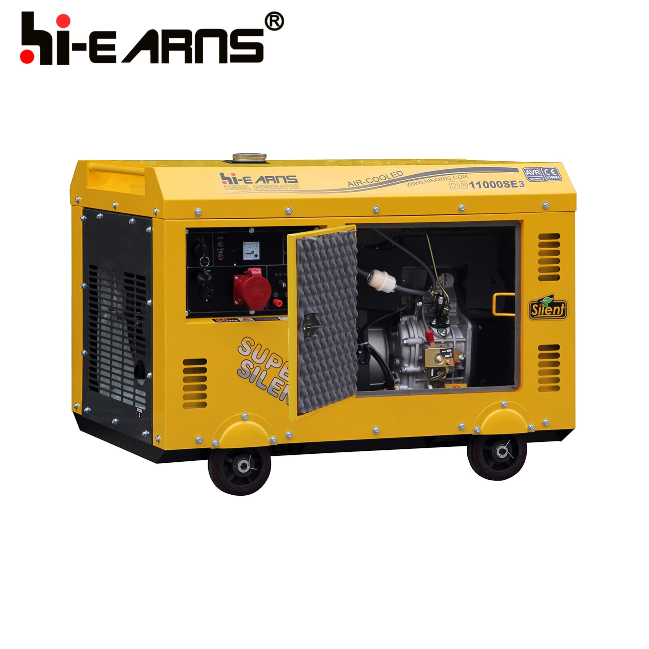 CE Certified 7.5kw 8kVA Electric Silent Type Three Phase Dg11000se3diesel Generator Set