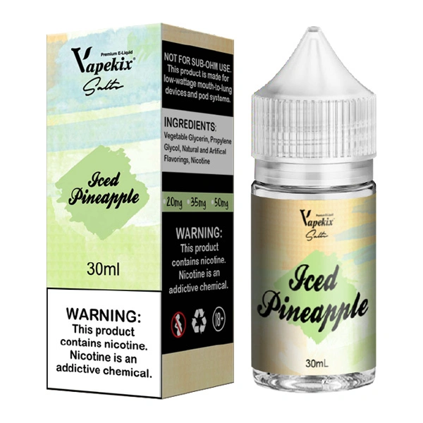 Пользовательский логотип для печати Vape жидкости 30mg Strong Iced мяты и E-Cig E сок оптовая торговля