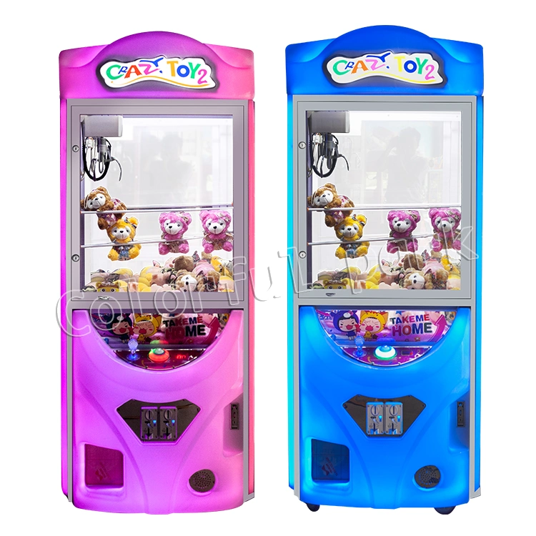 Wholesale/Supplier Arcade Game Machine Crazy Toy 2 Crane Claw Machine for Sale