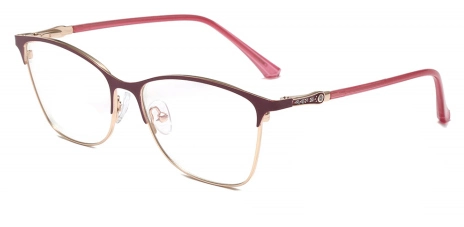 Full Rim Cat Eye Shape Frame Adjustable Nose Pad Elegant Retro Design Stock Women Optical Frames